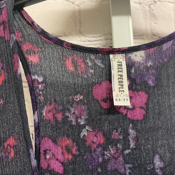 FREE PEOPLE - Embellished Floral Tank - Picture 3 of 5